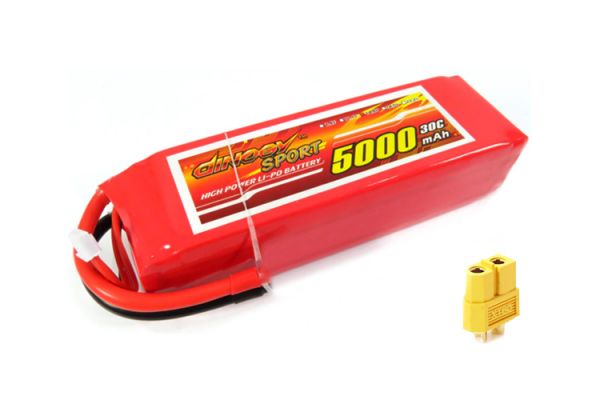 Акумулятор для радіокерованої моделі Dinogy Li-Pol 5000 мАг 14.8 В 4S 30C XT60