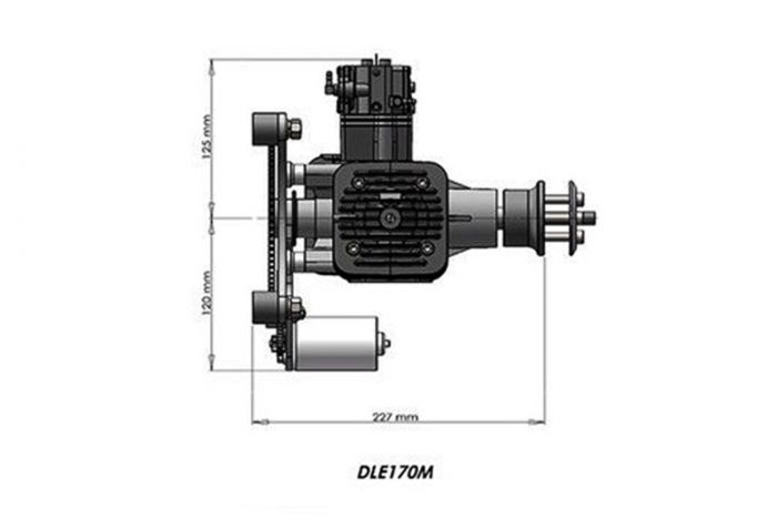 Двигун DLE 170