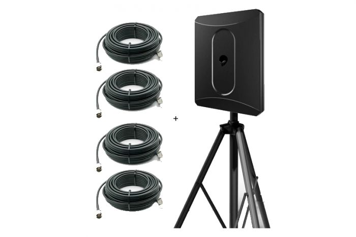 Підсилювач сигналу ALIENTECH DEIMOX 915MHz, 1.2GHz, 2.4GHz, 5.2GHz, 5.8GHz (2 пари кабелів) 