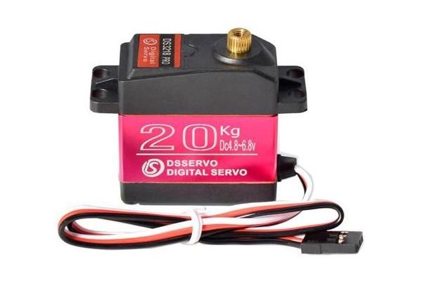 Сервопривід стандарт 60г DSServo DS3218 PRO 23,5кг/0,09сек/6.8В 25T цифровий IP66 (180)