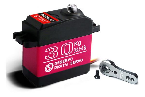Сервопривід стандарт 60г DSServo DS3230PRO 38кг/0,09сек/6.8В 25T цифровий IP66 (180)