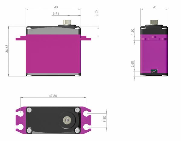 Сервопривід Hacker DITEX TD 2612S
