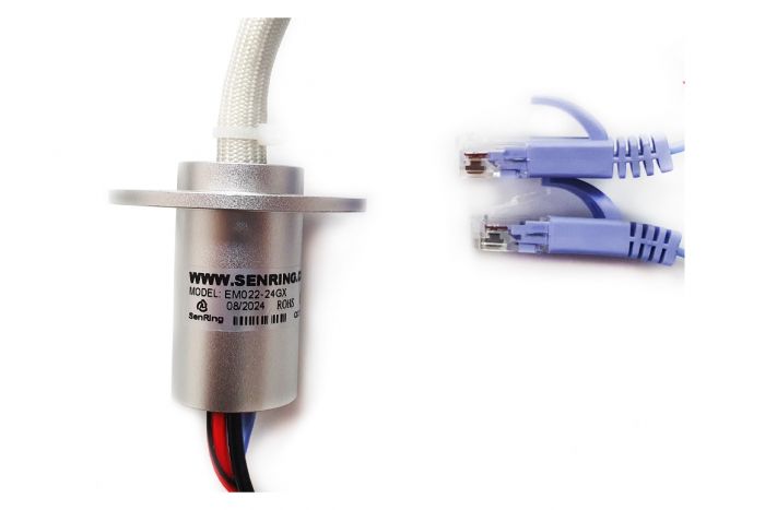 Контактне кільце Senring EM022-24GX 22мм ethernet+2x20A+2x2A