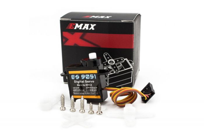 Сервопривід Emax ES9051 4.3г 0.8кг/0.09сек цифровий
