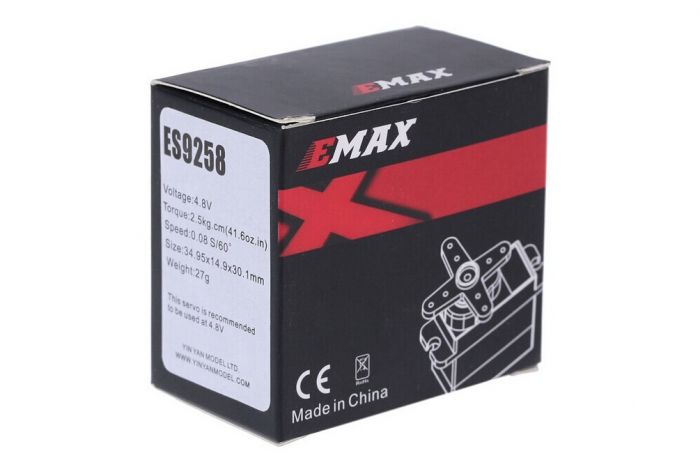 Сервопривід Emax ES9258 25г 2.5кг/0.08сек цифровий