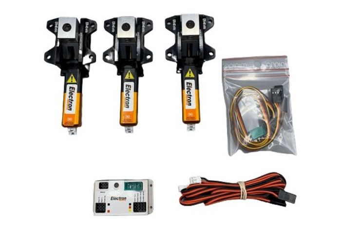 Шасі комплект Electron Retracts ER-50 NG Set B (ControlBox) для Krill Ares XL