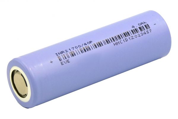 Акумулятор Li-Ion 21700 EVE INR21700-40P 4000мАч 50А