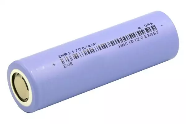Акумулятор Li-Ion 21700 EVE INR21700-40P 4000мАч 50А
