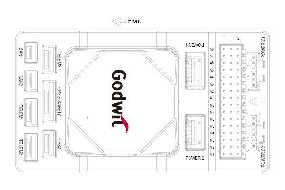 Політний контролер Accton Godwit Pixhawk G-A1-W