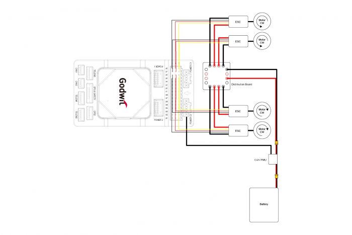 Політний контролер Accton Godwit Pixhawk G-A1-W