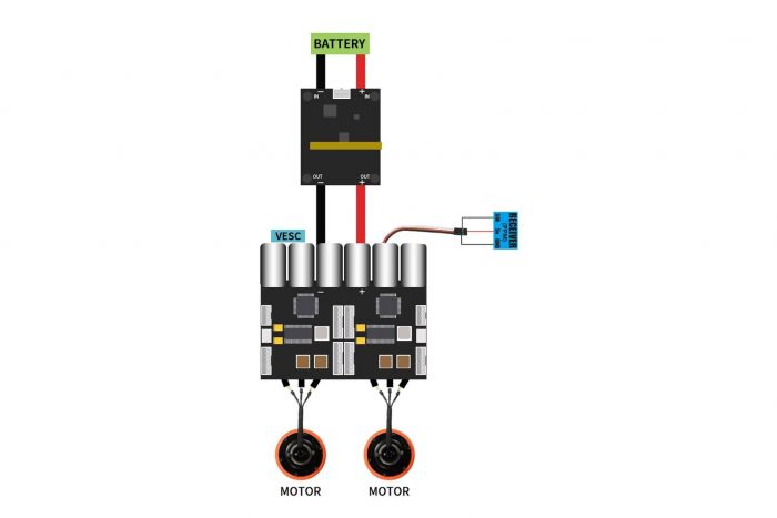 Перемикач безіскровий FlipSky 300A 20S ALU v2.0 (кнопка 12 мм)