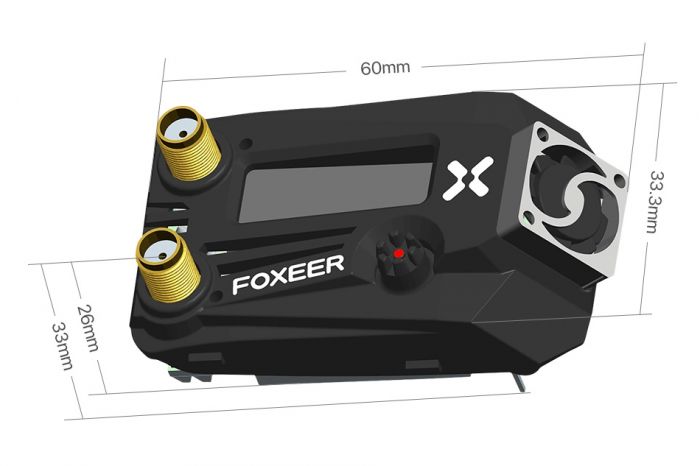 Видеоприемник 5.8GHz Foxeer WildFire Diversity 72 канала