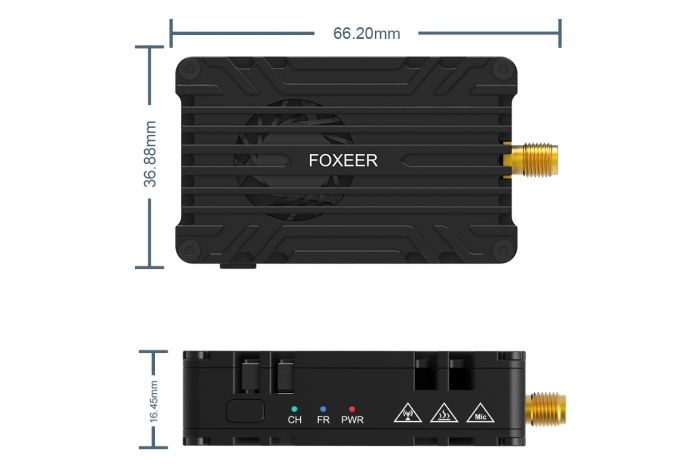 Відеопередавач Foxeer Reaper Infinity 4.9-6.0GHz 80 каналів 10W