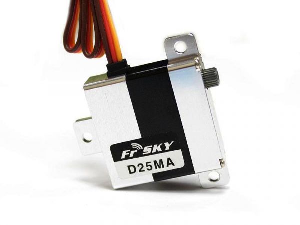 Сервопривід мікро 23г FrSky D25MA 2,1/2,6кг 0,15/0,12сек S.BUS цифровий