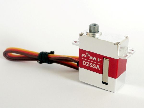 Сервопривід HV мікро 22г FrSky D25SA 2,3/3,2кг 0,07/0,05сек S.BUS цифровий