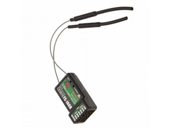 Приймач 6-канальний FlySky FS-IA6B AFHDS 2A з телеметрією, i-BUS, PPM