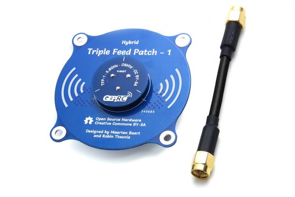 Антена 5.8GHz GEPRC Triple Feed Patch 9.4dBi (SMA)