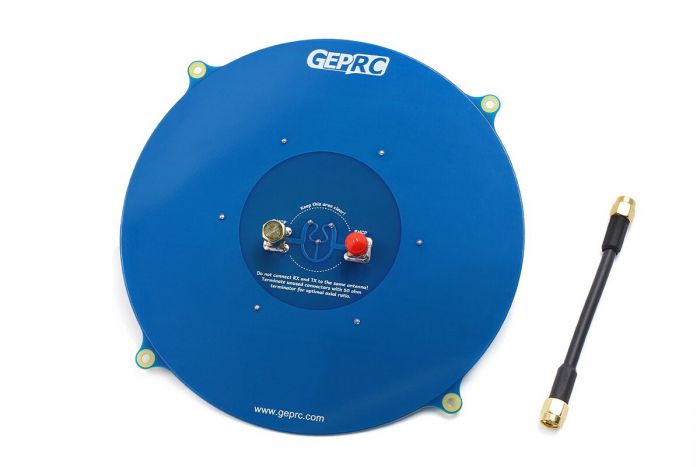 Антена 5.8GHz GEPRC Triple Feed Patch Array 14dBi (SMA)