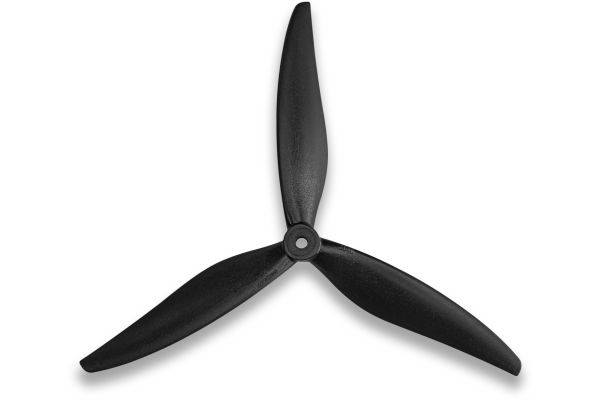 Пропелери GemFan 8040-3 армований полікарбонат 1CCW+1CW (чорний)