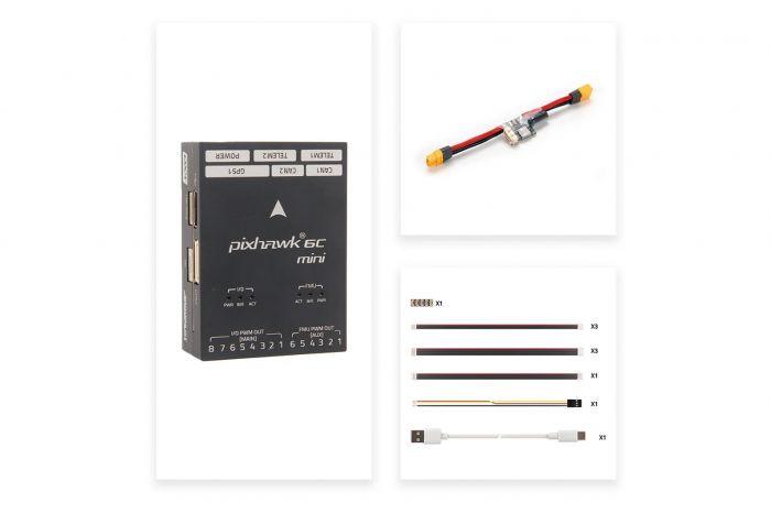 Політний контролер Holybro Pixhawk 6C Mini + PM02-12S