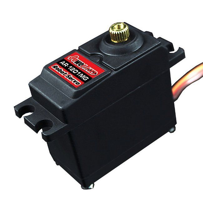 Сервопривод стандарт 60г Power HD 1201MG 13.5кг/0.20сек/360° для роботів