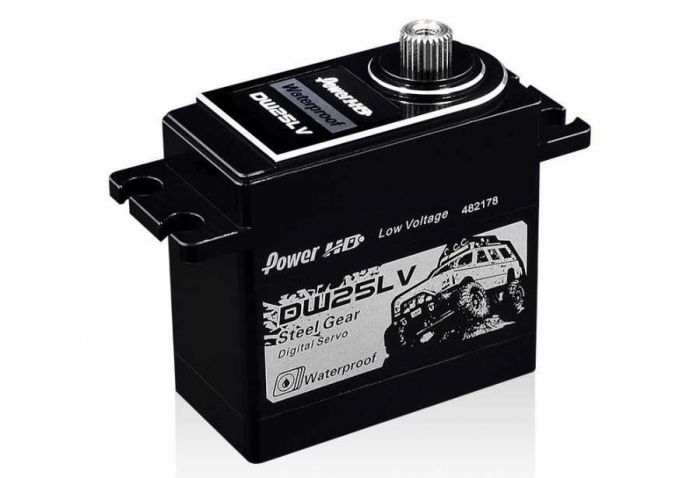 Сервопривод стандарт 80г Power HD DW-25LV 25кг/0.11сек цифровий з вологозахистом