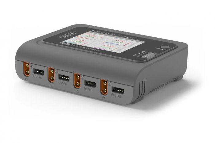 Зарядний пристрій кватро ToolKitRC Q4AC 2-4S 100W з/БЖ універсальний