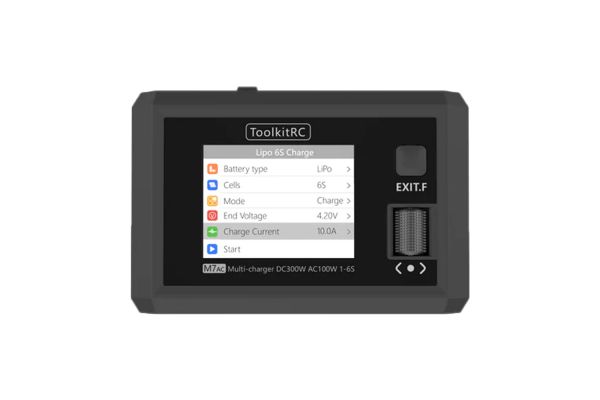 Зарядний пристрій ToolKitRC M7AC 100W/300W з блоком живлення