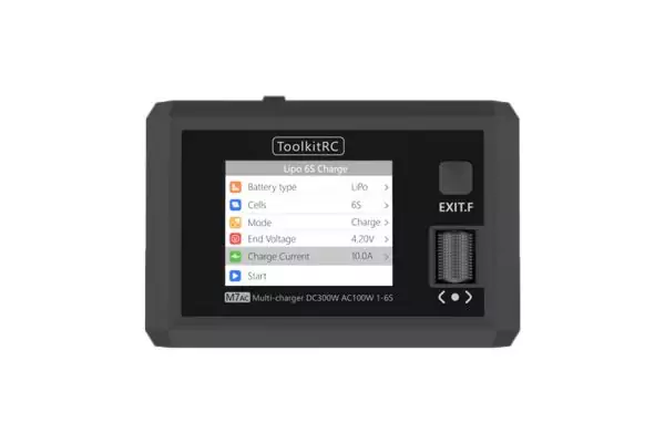 Зарядний пристрій ToolKitRC M7AC 100W/300W з блоком живлення