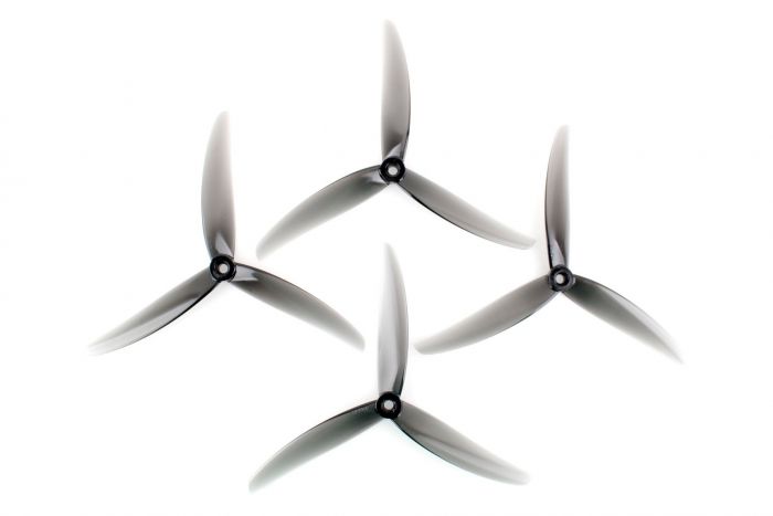 Пропелери HQProp J75 7x5x3 полікарбонат 2CW+2CCW (Light Grey)