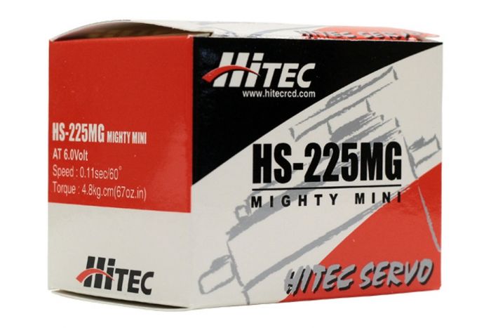 Сервопривід міні 31г Hitec HS-225MG 4.4кг/0.13сек/6.0В аналоговий