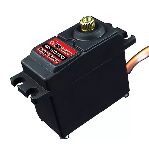 Сервопривод стандарт 60г Power HD 1201MG 13.5кг/0.20сек/360° для роботів
