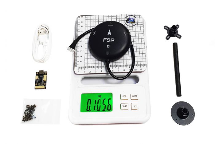 Модуль GPS Holybro H-RTK F9P DroneCAN Rover (кабель 42 см)