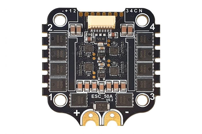 Регулятор 4-в-1 до квадрокоптеру VYRIY 3-6s 4x50A BLHeli_S