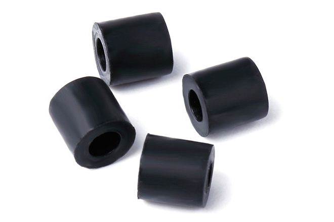 1000 шт - Демпфери M3x4мм гумові для електроніки (чорний)