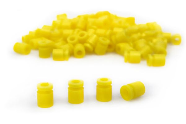 Демпфери M3x8мм гумові для електроніки 1000 шт (жовтий)