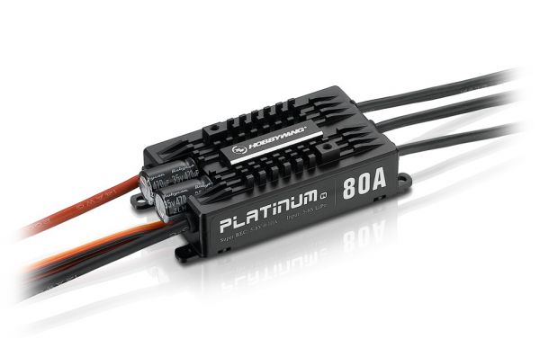 Регулятор ходу HOBBYWING PLATINUM V4 80A 3-6S для авіамоделей