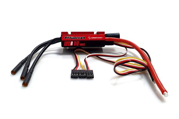 Регулятор ходу HOBBYWING SKYWALKER V2 120A 8S для авіамоделей