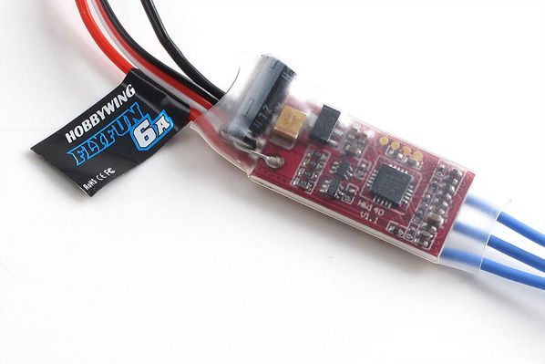 Безколекторний регулятор ходу HOBBYWING FLYFUN 6A для авіамоделей