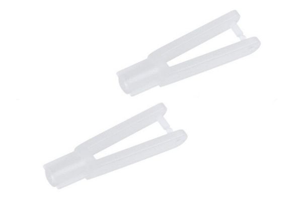 Наконечники тяг нейлонові 2 шт Haoye Φ2x29мм (білий)