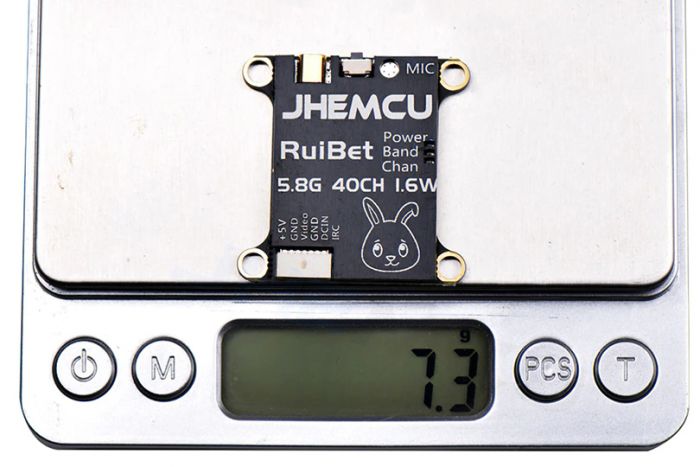 Відеопередавач FPV JHEMCU Tran-3016W 5.8GHz 25-1600mW 40 каналів