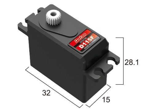 Сервопривод міні 19г BATAN D115F 4.0кг/0.12сек цифровий