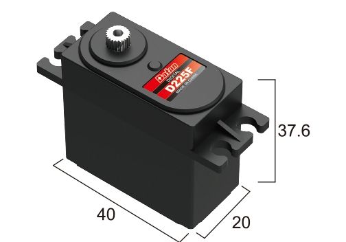 Сервопривод стандарт 52г BATAN D225F 18.0кг/0.15сек метал цифровий