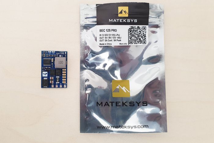 Регулятор живлення Matek BEC 12S PRO 6-55V - 5V/8V/12V 5A