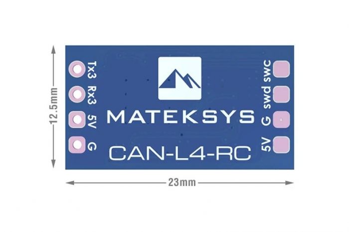 Інтерфейс UART-CAN Matek CAN-L4-RC для приймачів радоуправління