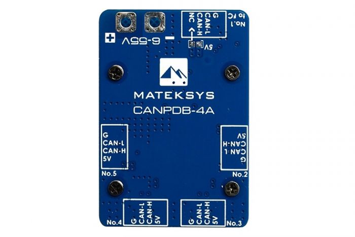 Плата розподілу живлення Matek CANPDB-4A JST-GH