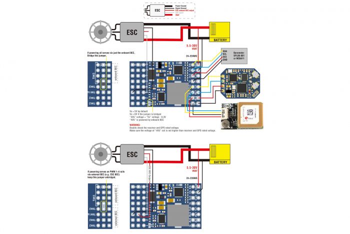 Конвертер радіокерування Matek CRSF-PWM-B 8 каналів