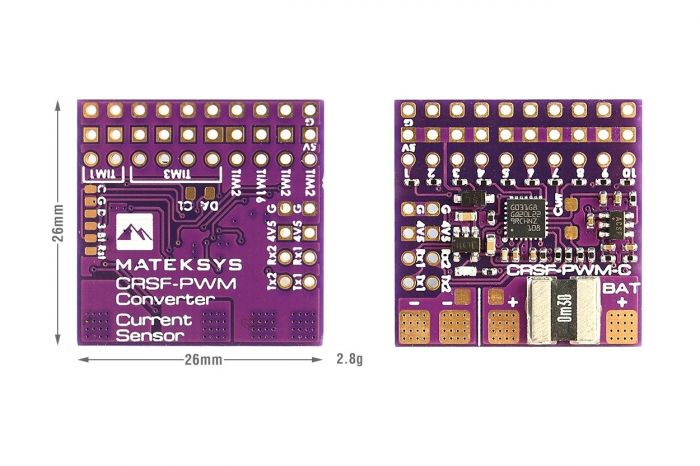Конвертер радіокерування Matek CRSF-PWM-C