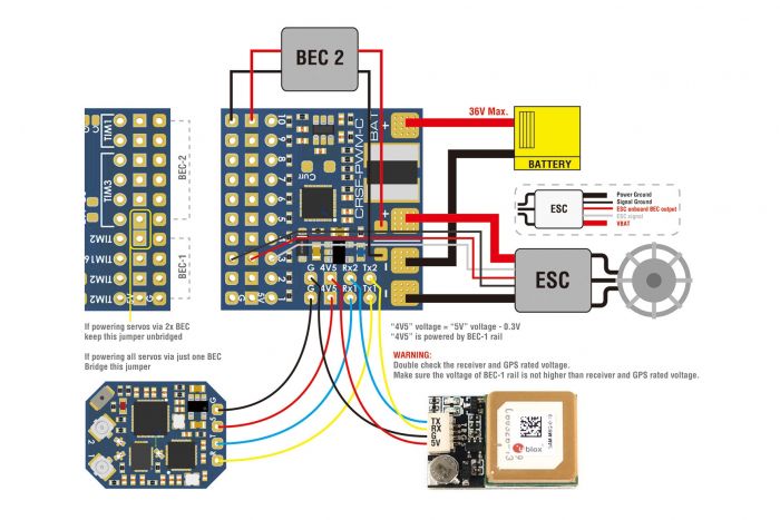 Конвертер радіокерування Matek CRSF-PWM-C