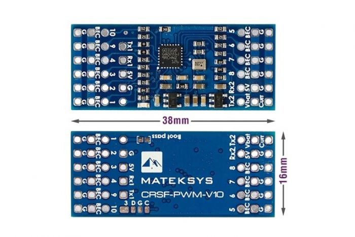 Конвертер радіокерування Matek CRSF-PWM-V10